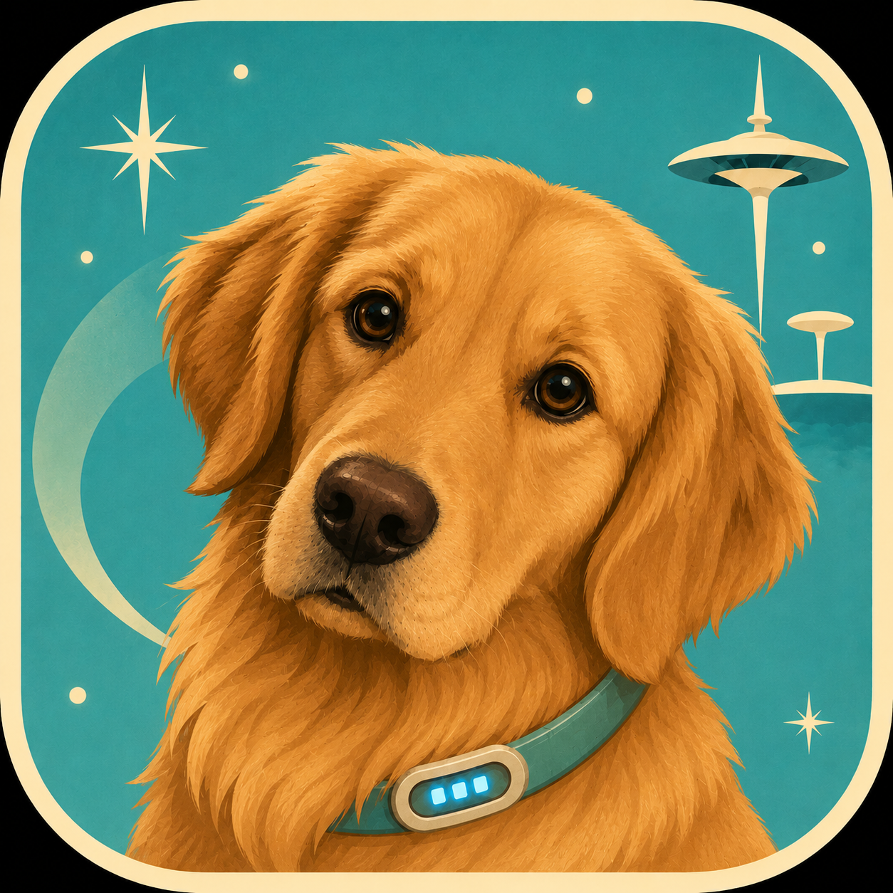 Leo, a friendly golden retriever